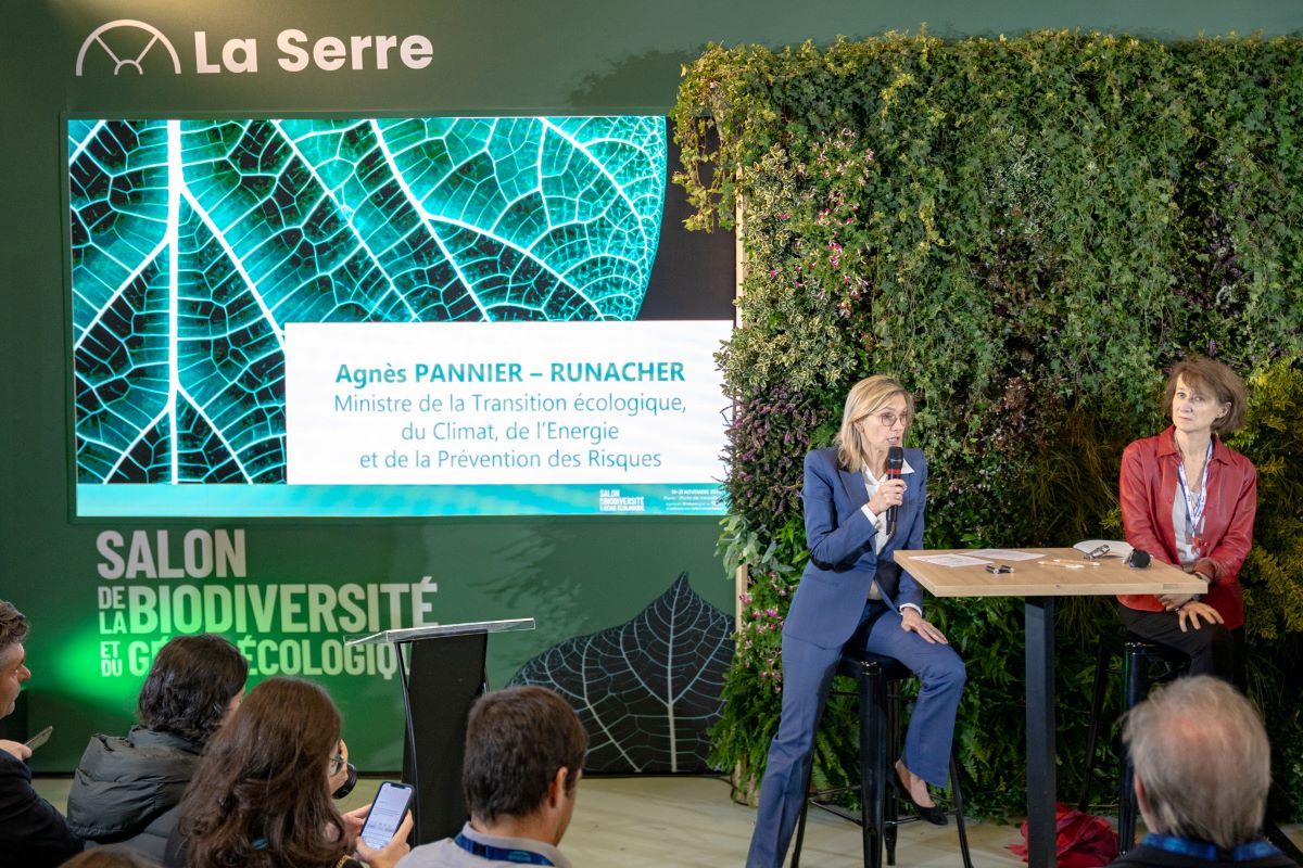 Agnès Pannier-Runacher, Ministre de la Transition écologique, de l'énergie, du climat et de la prévention des risques - Salon des la Biodiversité